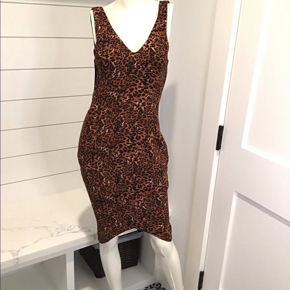 ASTR leopard dress